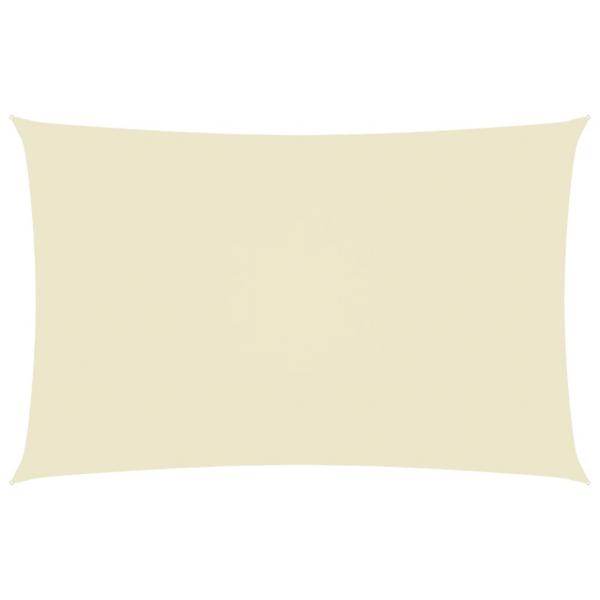 Sonnensegel Oxford-Gewebe Rechteckig 4x7 m Creme