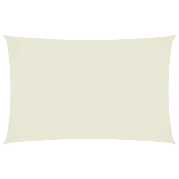 Sonnensegel Oxford-Gewebe Rechteckig 4x7 m Creme