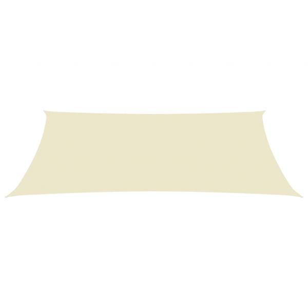 Sonnensegel Oxford-Gewebe Rechteckig 4x7 m Creme