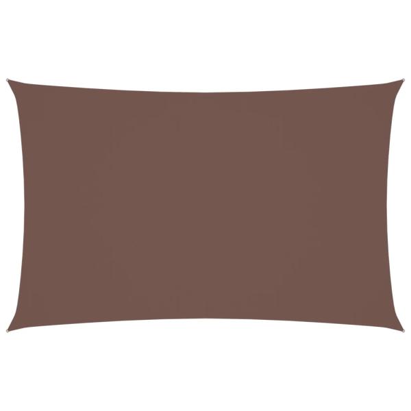 Sonnensegel Oxford-Gewebe Rechteckig 2x4,5 m Braun