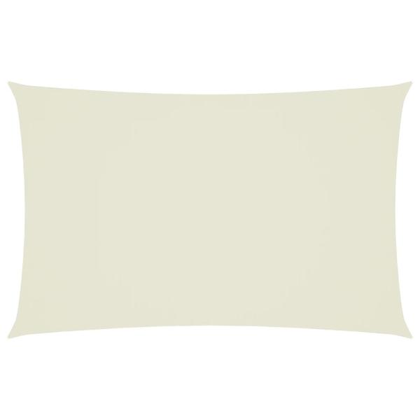 Sonnensegel Oxford-Gewebe Rechteckig 2,5x5 m Creme