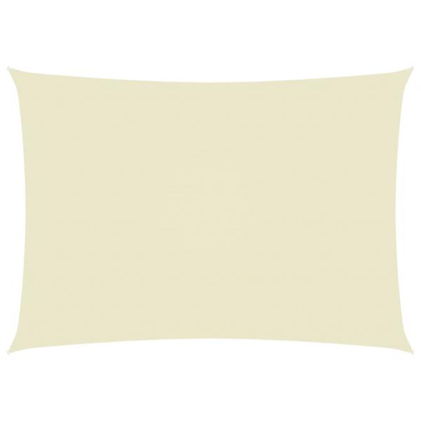 Sonnensegel Oxford-Gewebe Rechteckig 2,5x5 m Creme