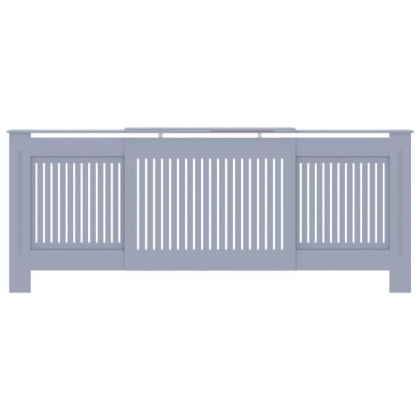 MDF Heizkörperverkleidung Grau 205 cm