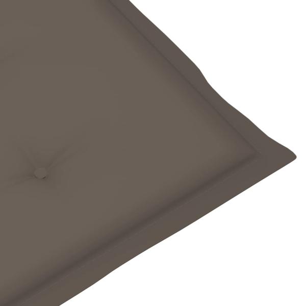 Verstellbare Gartenstühle 3 Stk. mit Auflagen Massivholz Akazie