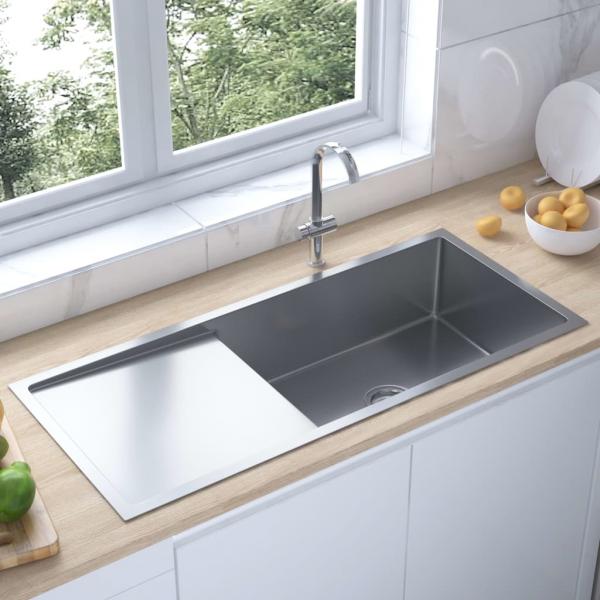 ARDEBO.de - Handgemachte Einbauspüle Edelstahl
