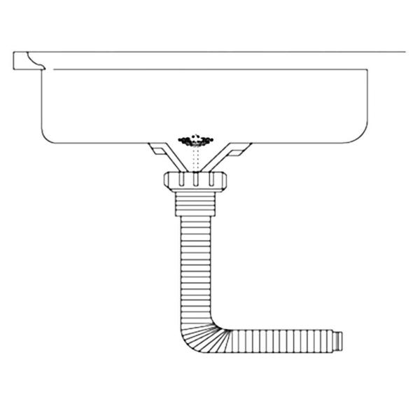 Handgemachte Einbauspüle Edelstahl