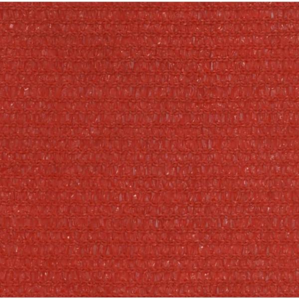 Sonnensegel 160 g/m² Rot 2x4 m HDPE
