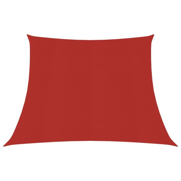 ARDEBO.de - Sonnensegel 160 g/m² Rot 3/4x3 m HDPE