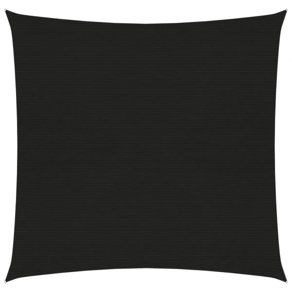 ARDEBO.de - Sonnensegel 160 g/m² Schwarz 2x2 m HDPE