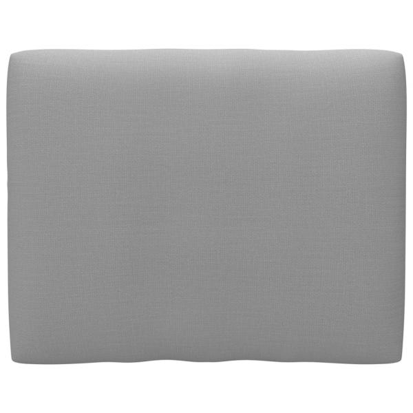 Palettenkissen Grau 50x40x12 cm Stoff