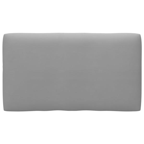 ARDEBO.de - Palettenkissen Grau 70x40x12 cm Stoff