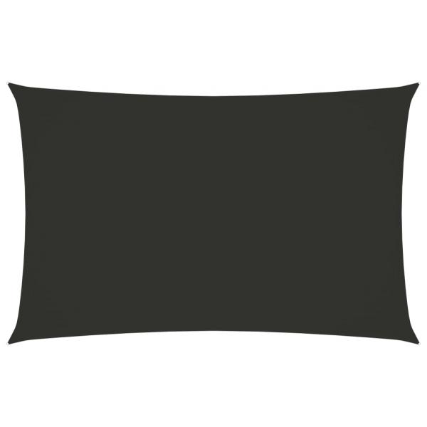 Sonnensegel Oxford-Gewebe Rechteckig 3,5x5 m Anthrazit