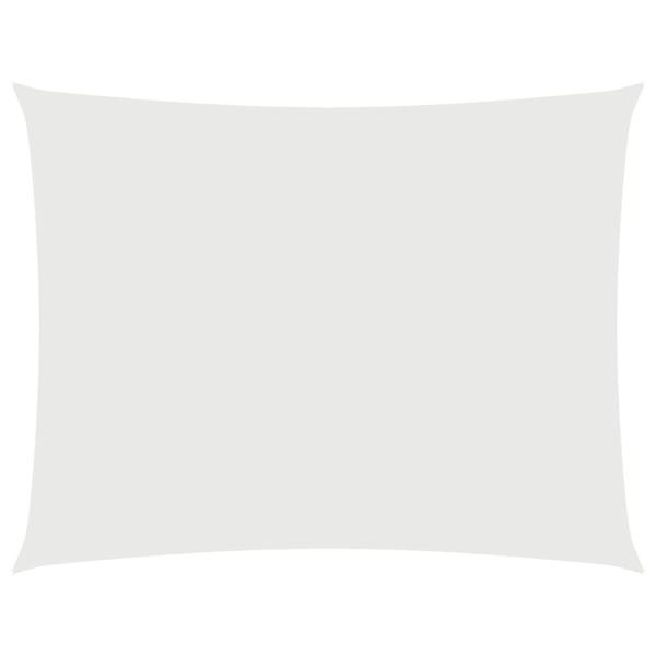 Sonnensegel Oxford-Gewebe Rechteckig 4x6 m Weiß