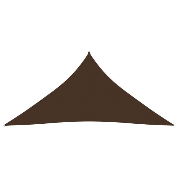 Sonnensegel Oxford-Gewebe Dreieckig 4x5x5 m Braun