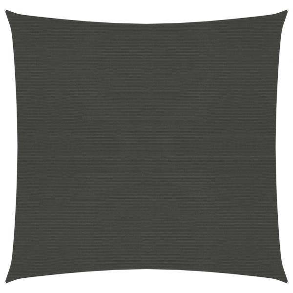 ARDEBO.de - Sonnensegel 160 g/m² Anthrazit 4x4 m HDPE