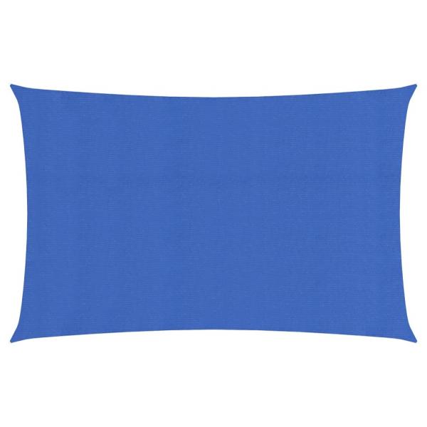 ARDEBO.de - Sonnensegel 160 g/m² Blau 2x5 m HDPE