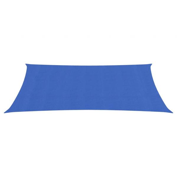 Sonnensegel 160 g/m² Blau 2x5 m HDPE
