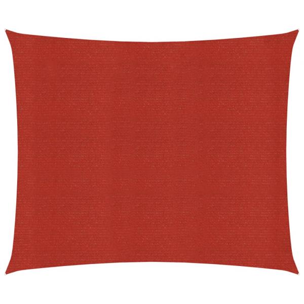 ARDEBO.de - Sonnensegel 160 g/m² Rot 4,5x4,5 m HDPE