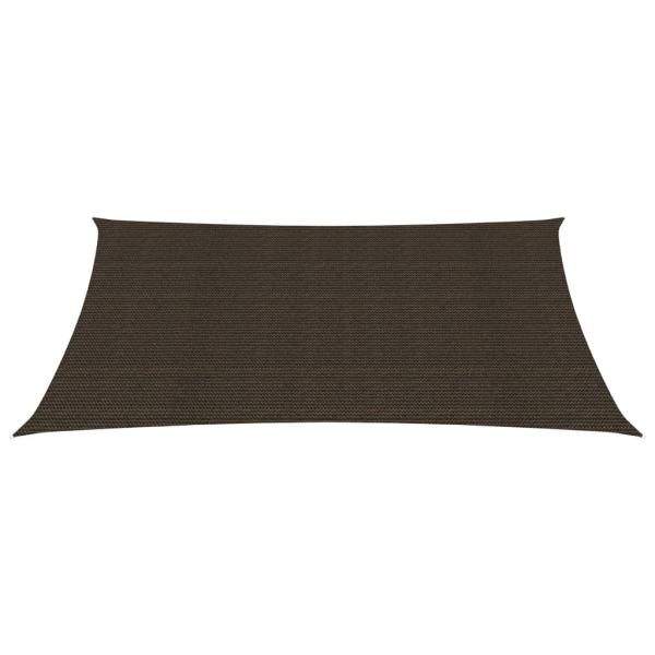 Sonnensegel 160 g/m² Braun 2,5x4 m HDPE