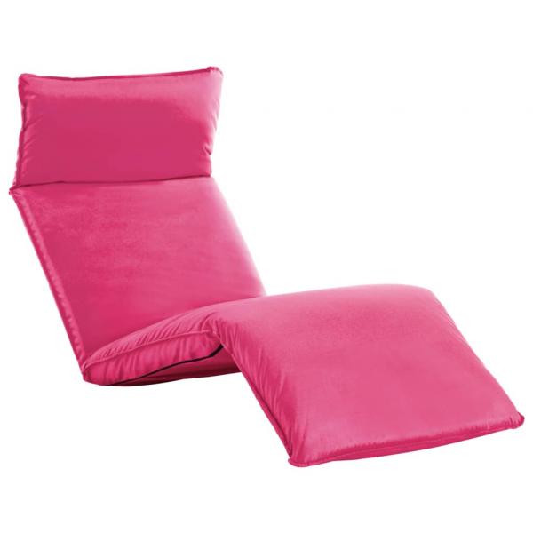 ARDEBO.de - Sonnenliege Klappbar Oxford-Gewebe Rosa