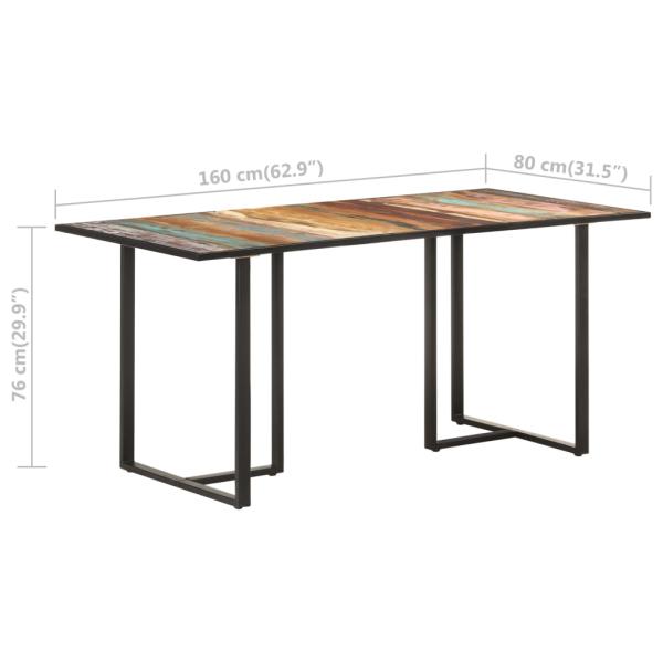 Esstisch 160 cm Altholz Massiv 