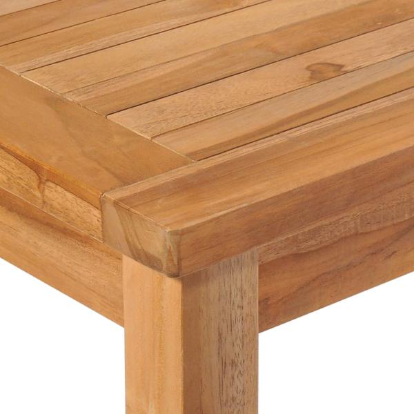 7-teiliges Garten-Ess-Set 150 x 90 cm Massivholz Teak