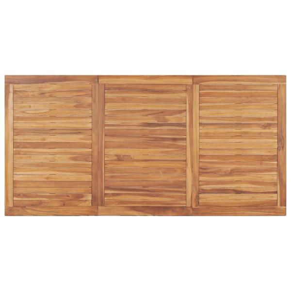 5-tlg. Garten-Essgruppe Massivholz Teak