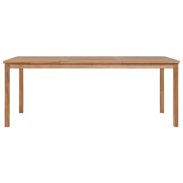 7-tlg. Garten-Essgruppe Massivholz Teak