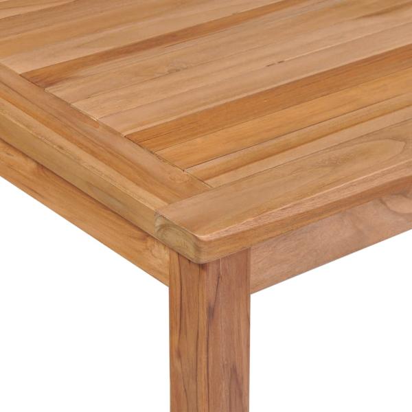 9-tlg. Garten-Essgruppe Massivholz Teak