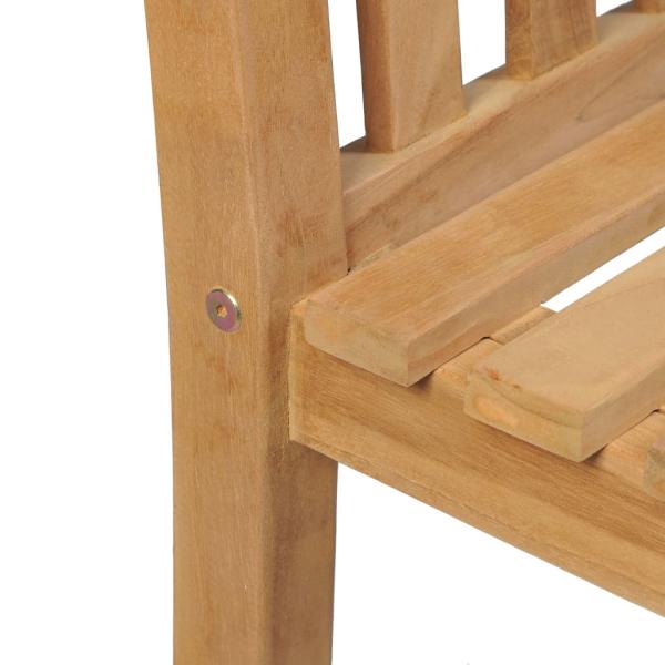 9-teiliges Garten-Ess-Set 200 x 100 cm Massivholz Teak