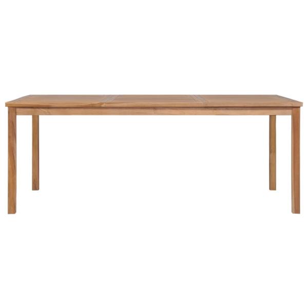 9-tlg. Garten-Essgruppe Massivholz Teak