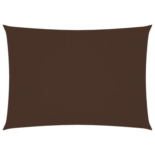 Sonnensegel Oxford-Gewebe Rechteckig 2x4 m Braun