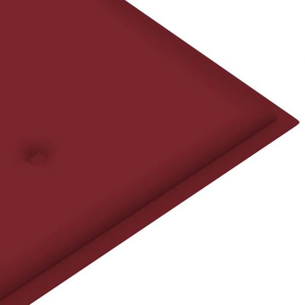 Gartenbank-Auflage Weinrot 150x50x3 cm Oxford-Gewebe