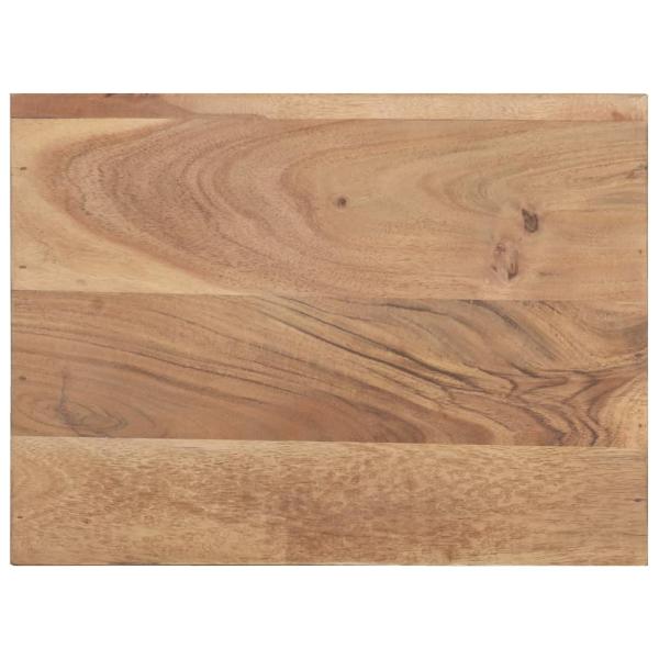 ARDEBO.de - Nachttisch 40x30x50 cm Akazie Massivholz mit Naturkanten 