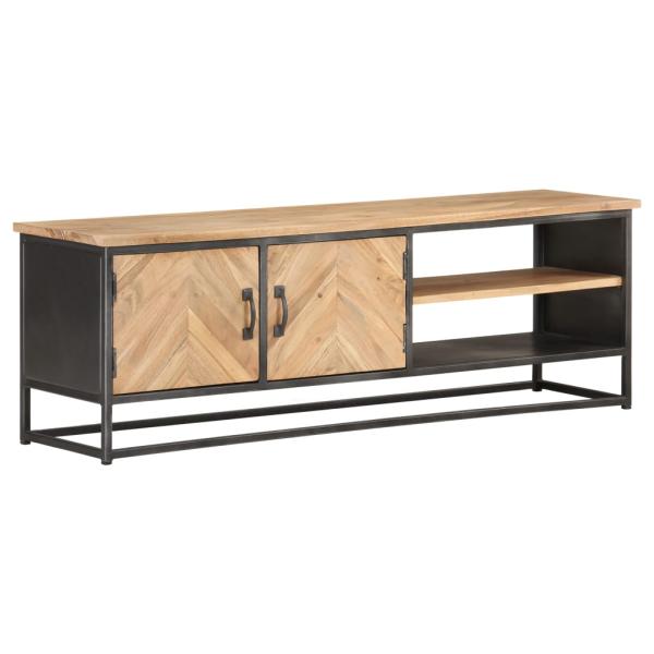TV-Schrank 120x30x40 cm Massivholz Akazie