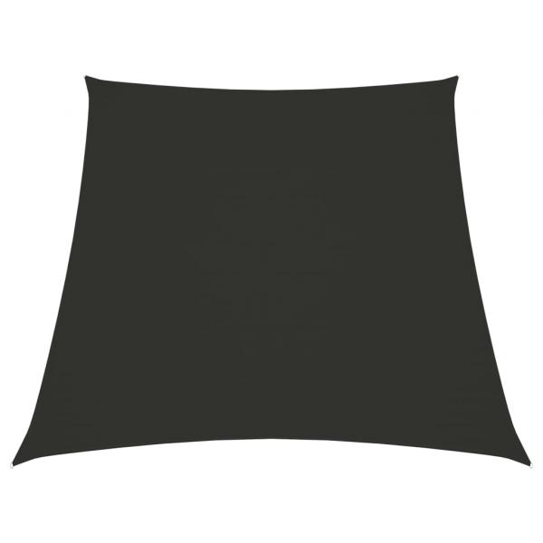 ARDEBO.de - Sonnensegel Oxford-Gewebe Trapezförmig 2/4x3 m Anthrazit