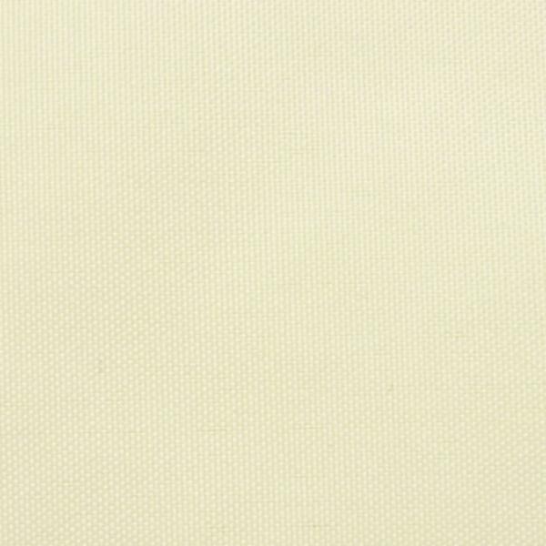 Sonnensegel Oxford-Gewebe Trapezförmig 2/4x3 m Cremeweiß