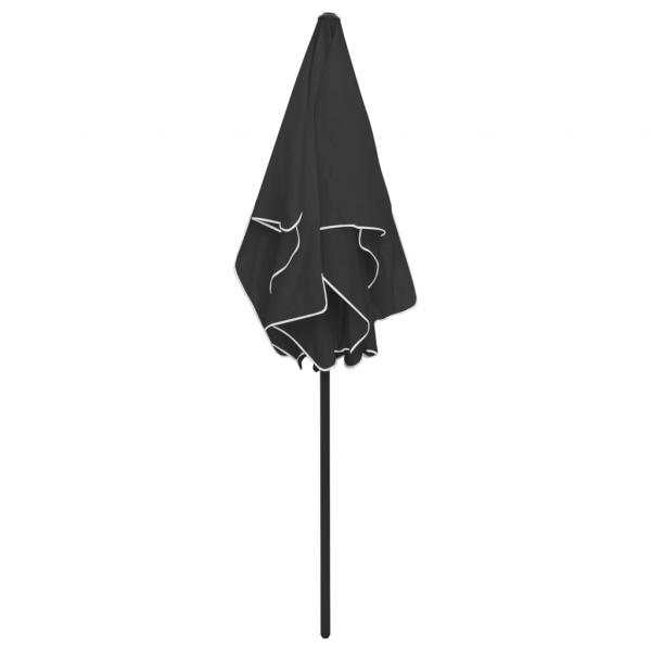 Strandschirm Schwarz 180x120 cm