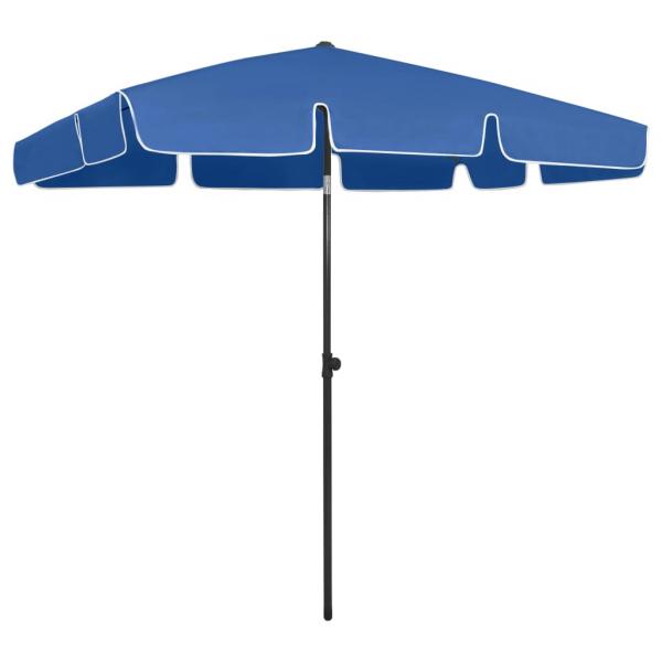 ARDEBO.de - Strandschirm Azurblau 200x125 cm