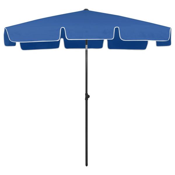 Strandschirm Azurblau 200x125 cm