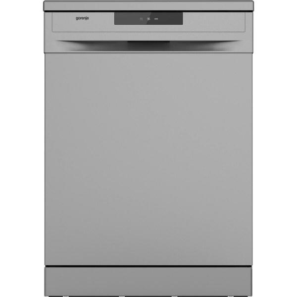Gorenje GS62040S Standgeschirrspüler, 60 cm breit, 13 Maßgedecke, 5 Programme, Programmanzeige, silber