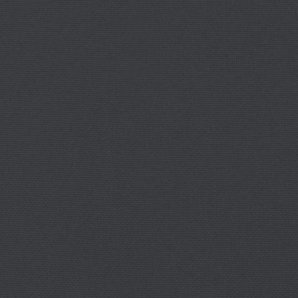Sonnenliegen-Auflage Schwarz 200x50x3 cm Oxford-Gewebe