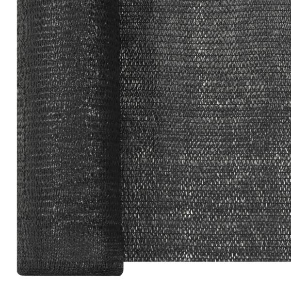 Zaunblende Schwarz 1,8x25 m HDPE 195 g/m²