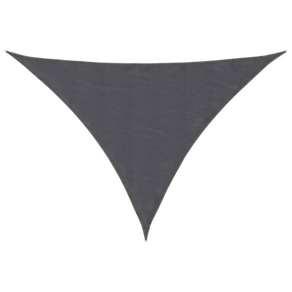 Sonnensegel Oxford-Gewebe Dreieckig 3x4x4 m Anthrazit