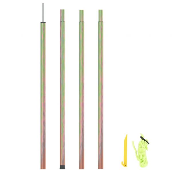 ARDEBO.de - Sonnensegel Stange 200 cm Verzinkter Stahl 