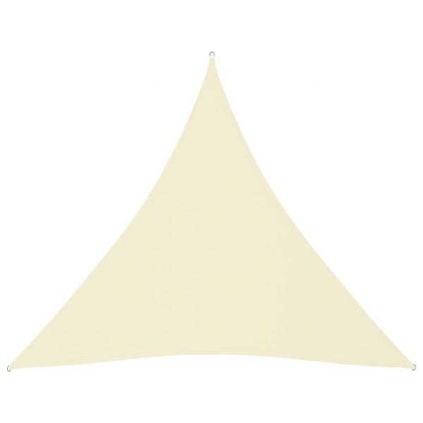 Sonnensegel Oxford-Gewebe Dreieckig 3x3x3 m Creme