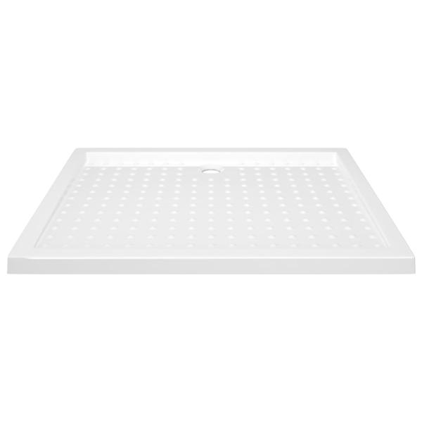 Duschwanne Anti-Rutsch Weiß 80x100x4 cm ABS