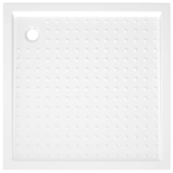 Duschwanne Anti-Rutsch Weiß 80x80x4 cm ABS