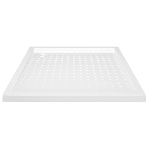 Duschwanne Anti-Rutsch Weiß 80x80x4 cm ABS