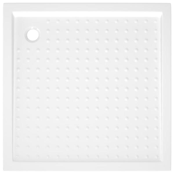 Duschwanne Anti-Rutsch Weiß 80x80x4 cm ABS